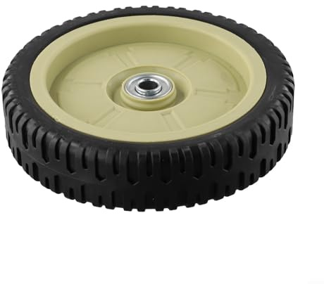 Cortacésped a spinta con ruote universali per ruote anteriori e posteriori, tagliaerba manuale in gomma universale