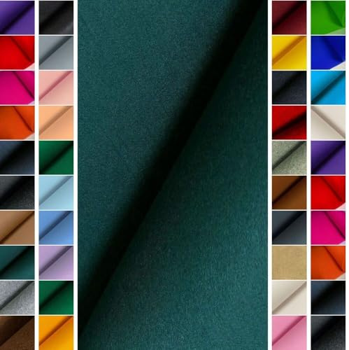 StoffBook 4mm Polyester Bastelfilz Stoff Meterware Dunkelpetrol – Stabiler Filzplatten Zum Nähen, Kleben, Basteln, DIY Taschen, Dekoration und Kinderprojekte - 100cm Breite - d216