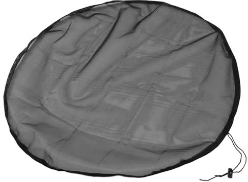 Copertura in Rete per Barili di Pioggia, Copertura in Rete per Barili di Pioggia con Coulisse, Secchi per Raccolta Acqua Protezione per Secchio di Acqua Piovana per Giardino