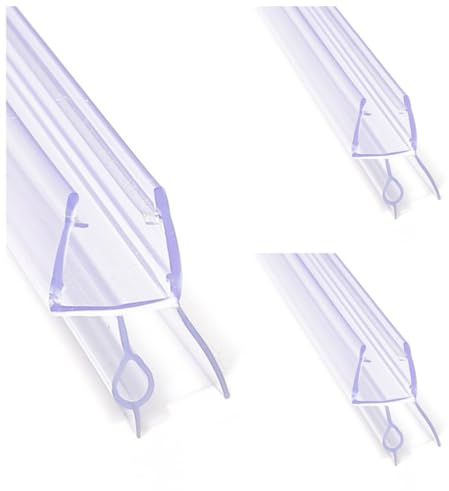 Wuyangcun 3 gomas para mampara de ducha de 150cm adecuado para puertas de 4 a 12 mm de espesor (12mm)