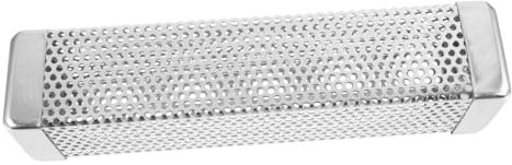 UKCOCO BBQ Smoker Box Inossidabile Accessorio per Aromatizzare Carne e Verdure Compatte per Grill e Affumicatori