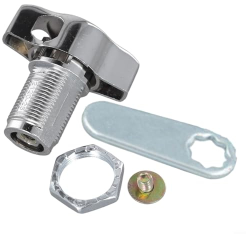 Mechanisches Türschloss aus Zinklegierung Schlüsselloses Möbelschloss Schrankschloss Zylinderschloss für Schranktüren in 16mm 20mm 25mm 30mm(25mm)