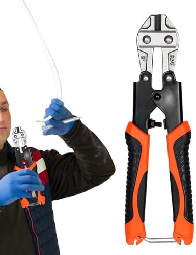 Stålkabelklippare, Robust Kabelskärare För Tjocka Kablar, Ergonomiskt Handtag Industrikraft Ståltrådsklippare För Staket Trädäck Reläer