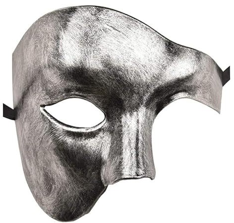 HATFRYF Mascherata Veneziana, Maschera ballo, Maschera Mezzo Viso, Maschere Plastica, Mascherina Maschera Occhi da Ballo per Donna Uomo Carnevale Halloween Festa