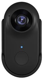 bergxperten elovya SKYPRO - Camera POV Macchina Fotografica Sportiva Piccola 4K 30fps con WiFi, Obiettivo a Gran Angolo 90°, Batteria Integrata, Clip Posteriore