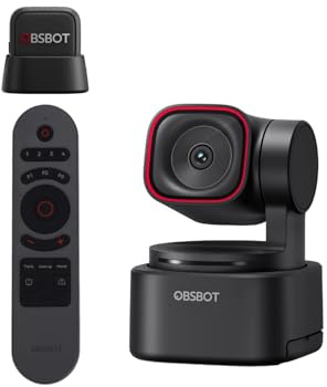 OBSBOT Tiny 3 Lite Webcam Pack avec Smart Remote 2 et Micro Vox SE