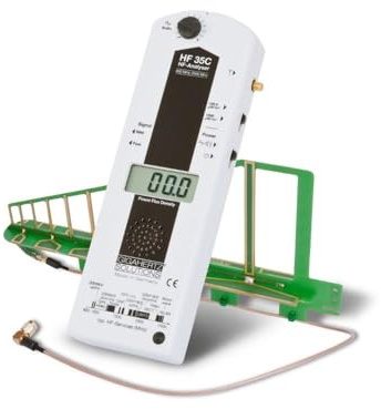 Gigahertz Solutions HF35C Hochfrequenz Elektrosmog | Patentierte LogPer-Antenne (800 MHz - 2,7 GHz) | Zuverlässiger 4G/WiFi Detektor | Präzise & einfache Messung von hochfrequenter Strahlung
