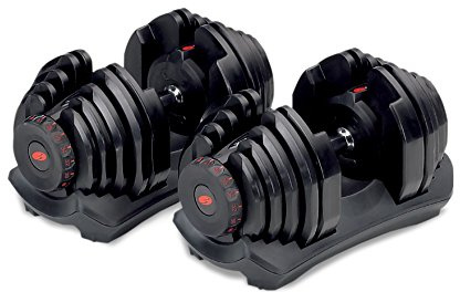 Bowflex SelectTech 1090i Verstellbare Hantel Duo Pack von 4 kg bis 41 kg