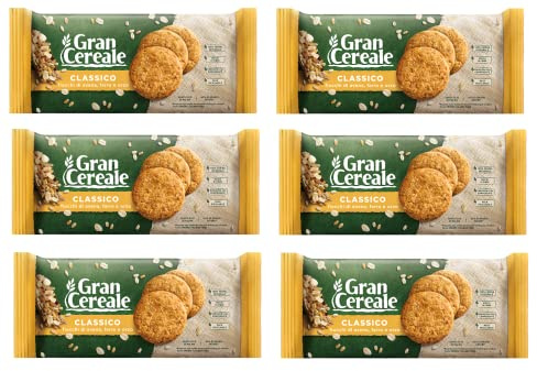 6x Mulino bianco Gran Cereale Classico korn getreide kekse Multi Cerealien 500g