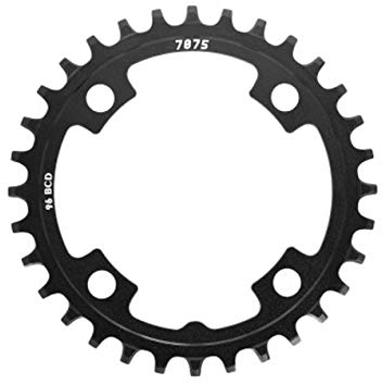 Sunrace MX Kettenblatt Schwarz 38 zähne