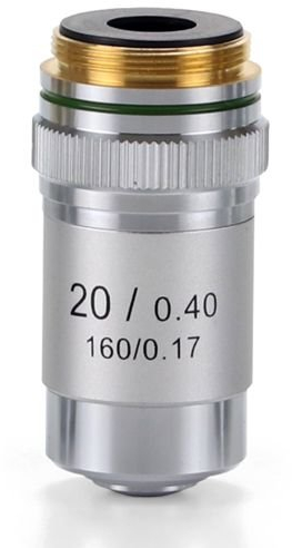 DIN 45mm Achromatisches Objektiv 20x/0.40 für Biologisches Mikroskop