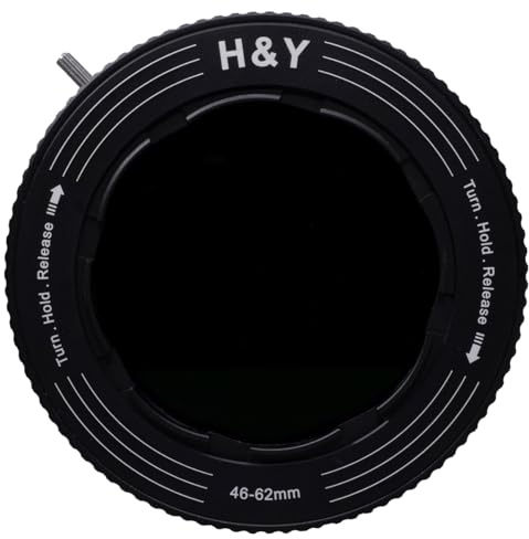 H&Y Revoring ND3-ND1000 46-62mm Variable Circular Polarising Filter