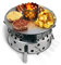 Terma Feuerplatte/Grillplatte Komplettset geeigent für Petromax Atago & BBQ-Toro DOKING Made in Germany, plancha Platte, feuerplatte Grill, feuerschale mit grillplatte,
