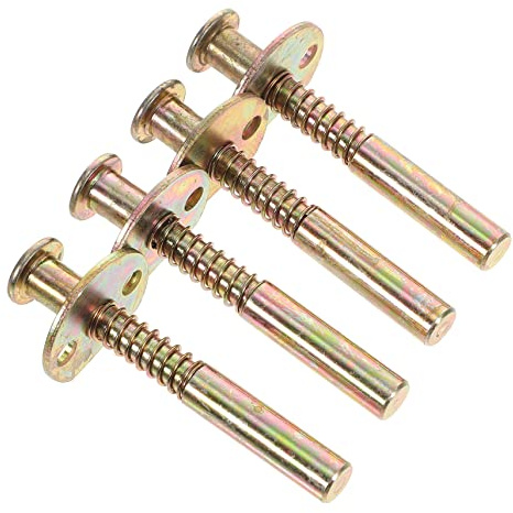 SEWOART 4Pièces Loquets à Ressort Plongeurs pour Lit Bébé Verrous à Ressort pour Berceau et Petit Lit Accessoires de Sécurité pour Barrière de Lit