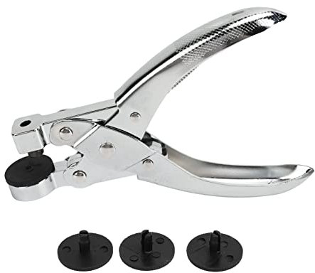 Perforatrice a Foro Singolo, Perforatrice Per Carta da 8 Mm Pinza Per Perforazione Portatile Pinza Per Perforazione della Carta Pinza Per Perforazione Per Carta Carta Bordo in Plastica Sacchetti in PV