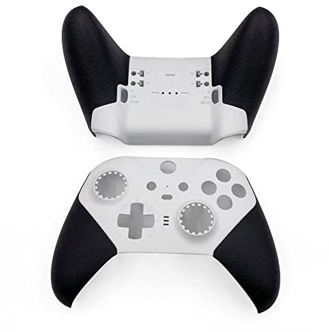 Meijunter Ersatzgehäuse Vordere Schale Rückenschale Hülle Abdeckung Faceplates Kompatibel mit Xbox Elite Wireless Controller Serie 2 - Core Edition, Weiß