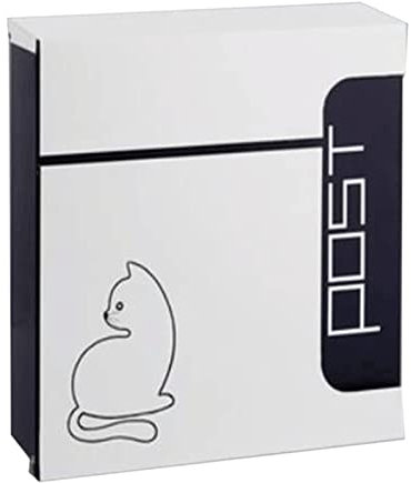 protable postbox Large Capacity Post Box 304 Stainless Steel Mailboxes with Key Lock Or Combination Mailbox Creative Wall Mount Drop Box Perfect use