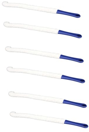 Beaupretty 6 Pièces Brosse à vin Nettoyeur de Verre Polyvalent vitre pour Tasses en Verre Souple pour gobelet Pliable détergent Bouteille goupillon Un