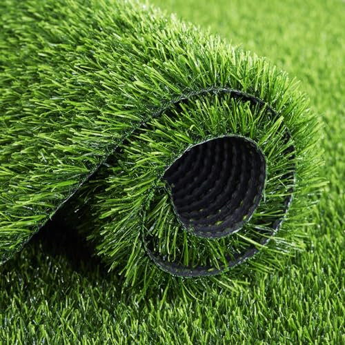 Gazon Synthetique Exterieur, Herbe Artificielle, pelouse de jardin intérieure et extérieure réaliste, parfait for la décoration extérieure, facile à installer (Size : 1m*4m)
