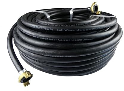 SEMPERIT Luftschlauch Wasserschlauch Gummi ½ Zoll schwarz (30 m)