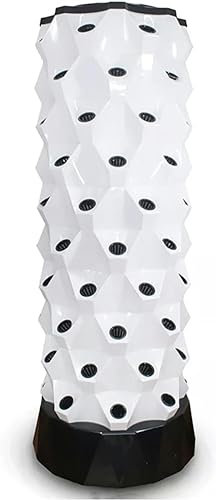 NSTVVEE Tour hydroponique, système de Culture aquaponique, Tour de Jardin, kit de Culture aéroponique pour Herbes, Fruits et légumes avec Pompe hydratante, minuterie, Adaptateur, Pot en FI