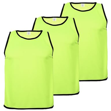 Cawila ACADEMY Trainingsleibchen | 3er Set | Weiß Unisex
