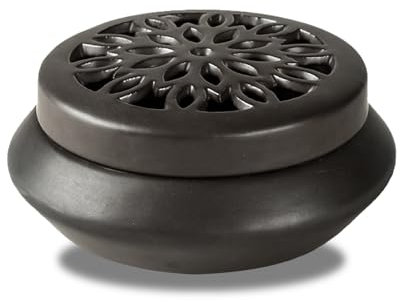 Christmas Vintage Keramik Räuchergefäß Weihnachten Metall Feuerfeste Schale Weihrauchbrenner Räucherstäbchenhalter Weihrauch Gefäß Räucherschale Räucherkegel Halter