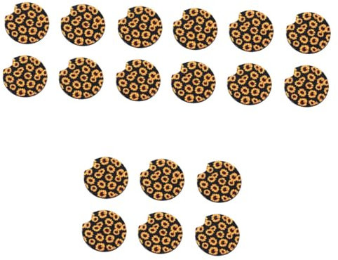 Cabilock 3 Ensembles Caboteur De Thé De Voiture Tissu pour Sièges De Voiture Tasse De s sous Verres Montagnes Russes De Dessous De Verre pour 6 Pièces * 3