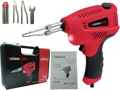 FER À SOUDER POUR TRANSFORMATEUR StarkeAGB TSG-200 3 pointes à souder et mallette de transport