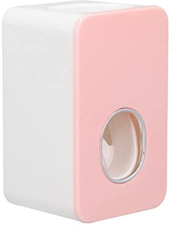 Distributore di Dentifricio, Pompa Dentifricio Distributore di Dentifricio Automatico per Bambini Distributore di Dentifricio Dentifricio di Pasta Dentale per Bagno per Bagno, Bambini, Adulti (Roseo)