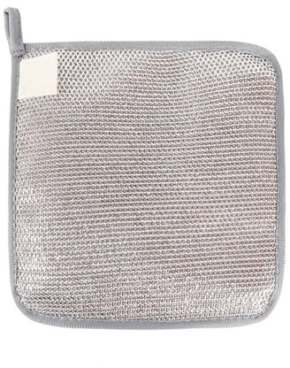 Nouveaux lavettes multi-usages pour nettoyage humide et sec en métal éponge serviettes propres et non rayantes pour la cuisine à la maison, (10 pièces)