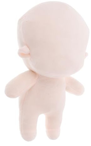 BESPORTBLE Blanko Stofftier Anziehpuppe Weiche Plüschpuppe Für Fantasiespielzeug Und Puppenzubehör Mit Nähpuppenkörper Als Interaktive Kuschelpuppe Für Kleinkindspielzeug