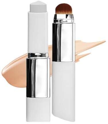 YUPZAR Color Changing Foundation Stick,Fondotinta Stick Coreano in tonalità bianca,With Brush Head,Adatto alla maggior parte dei tipi di pelle