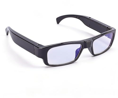 Bewinner Lunettes de Caméra Enregistrement Vidéo HD 1080P, Objectif Grand Angle Anti-secousse, Batterie de 1,5 Heures pour Le Cyclisme, Les Activités Sportives de Plein Air, Lunettes