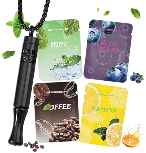 Toimveok 1 pezzo di ausilio per smettere di fumare, ausilio per smettere di fumare senza fumo, con 12 elementi filtranti sostituibili