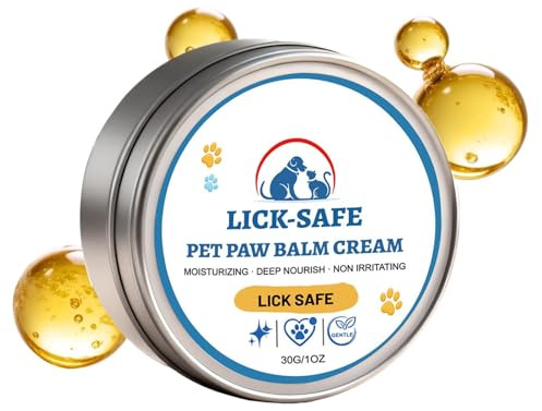 Balsamo Zampe 30 g idratante riparatrice per naso | Lozione Idratante Per Zampe Canine Sicura Da Leccare Per Gatti Cani Di Taglia Media Grande Piedi Screpolati Escursionismo