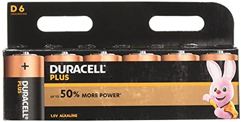 Duracell MN1300B6 Plus Power D Lot de 6