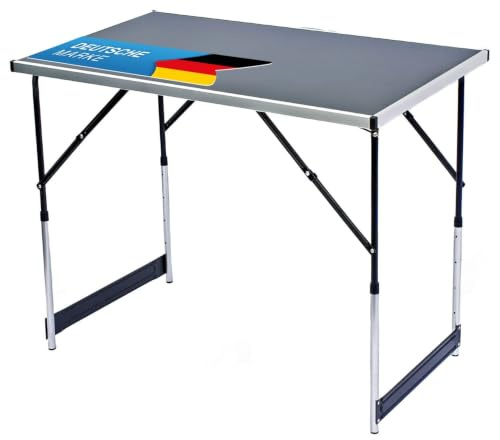 GOODS+GADGETS® Mesa Plegable Regulable en Altura - 30 kg, 100x60