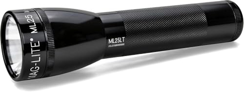 Mag-Lite LED 2C-Cell Stablampe, 16,9 cm, 177 lm, schwarz ML25LT-S2015