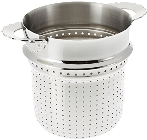 Alessi MW306 Dressed Siebeinsatz für Pasta-set - Edelstahl 18/10 glänzend poliert