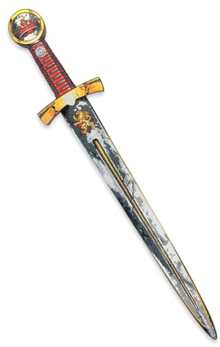 Liontouch - Épée Prince Coeur de Lion - 3-8 Ans| Jeu De Simulation Médiéval en Mousse pour Enfants Prêts pour des Aventures Chevaleresques | Armes & Armures Sécurisées pour Déguisements Royaux