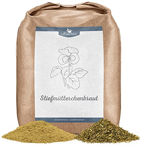 Krauterie Stiefmütterchenkraut für Pferde, geschnitten (1000 g) | Artgerechtes Einzelfuttermittel für Pferde in Spitzenqualität - frei von Zusatzstoffen, zuckerfrei, getreidefrei
