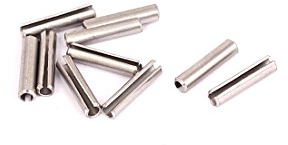 sourcing map 10Stk. M2x10mm 304 Edelstahl Hohlsplinte Spannhülsen Spannstifte Befestiger de