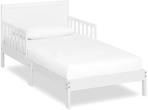 Dream On Me Brookside 3-in-1 Toddler Bed, GREENGUARD Gold, White