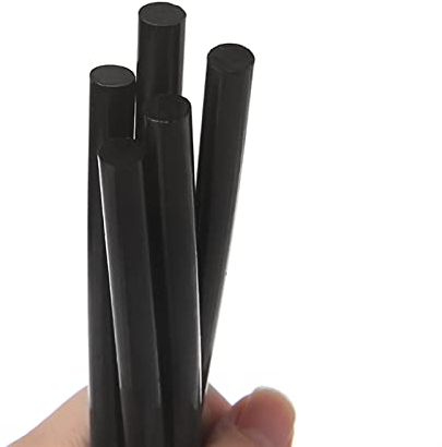HNGM Klebesticks Heißschmelzkleber-Stick schwarz hohe Viskosität 7mm DIY. Handwerkzeugreparaturwerkzeug