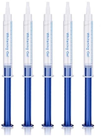 BODYA 5 Stück Advanced 3 ml Zahnaufhellungsgel Nachfüllpackungen Starke Zahnpolitur Bleichen Zahnpflege Professionelle Reinigung Flecken Zahnaufhellungsstift für empfindliche Zähne