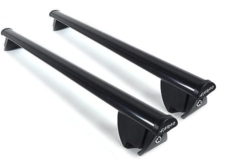 Farad- Barre portatutto New Iron 2 complete di kit compatibile con TOYOTA YARIS CROSS 5 porte anno 2021 in poi con corrimano basso (railing integrati)