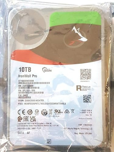 Disco duro SATA de 10 TB ST10000NE0008, 7200 rpm, 256 MB, 3,5 pulgadas