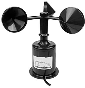 Station météo professionnelle, Capteur de vent Anémomètre Volume du vent Station météo à ultrasons Capteur de vitesse et de direction du vent 4-20ma Instrument à trois tasses Anémomètre de pipeline Fa
