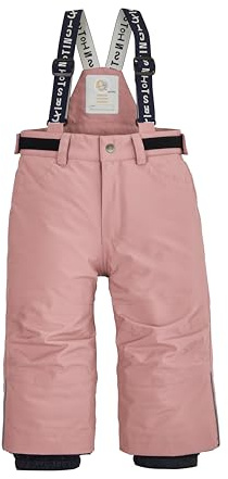 First Instinct by killtec Kinder Skihose/Funktionshose mit Trägern und Schneefang FISW 33 MNS SKI PNTS, hellpink, 110, 42255-000
